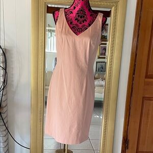 Jones New York Light Pink Sleeveless Midi Dress suit